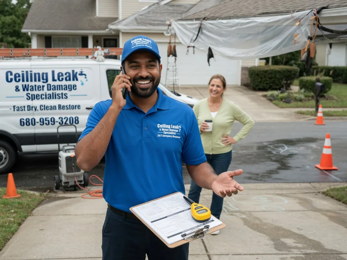 Ceiling Leak Cleanup Harbeson, DE FAQs